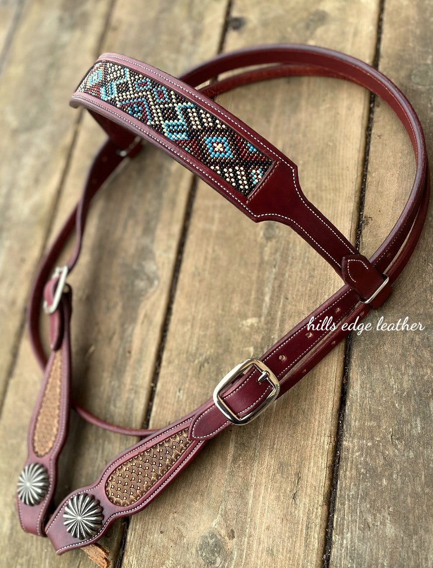 Beaded Headstall