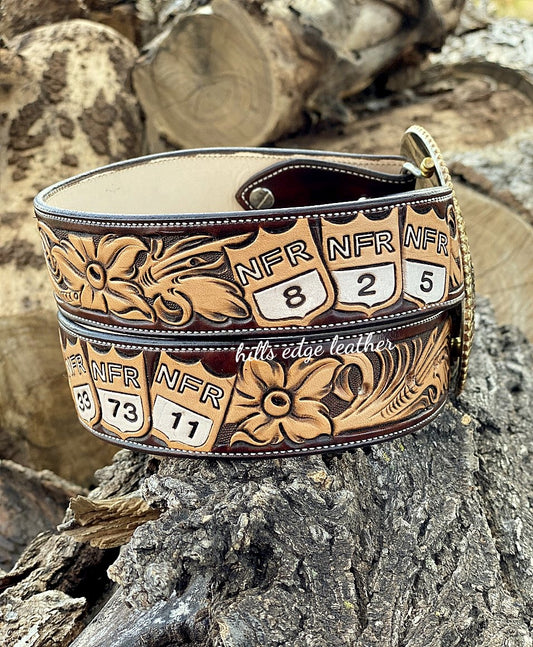 Floral Carved Belt