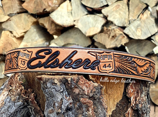 Floral Carved Belt